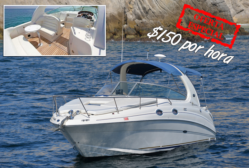 Yate Sea Ray de renta en Cabo San Lucas